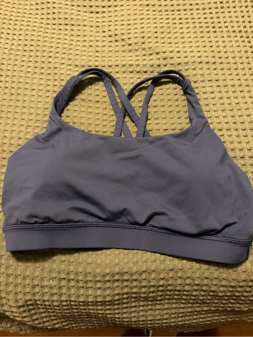 lululemon athletica Cross-Back Sports Bra - Navy Blue